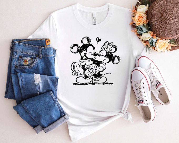 Mickey &Amp; Minnie In Love Shirt - Disney Love Shirts For Magic Kingdom Valentine S Day &Amp; Honeymoon 2