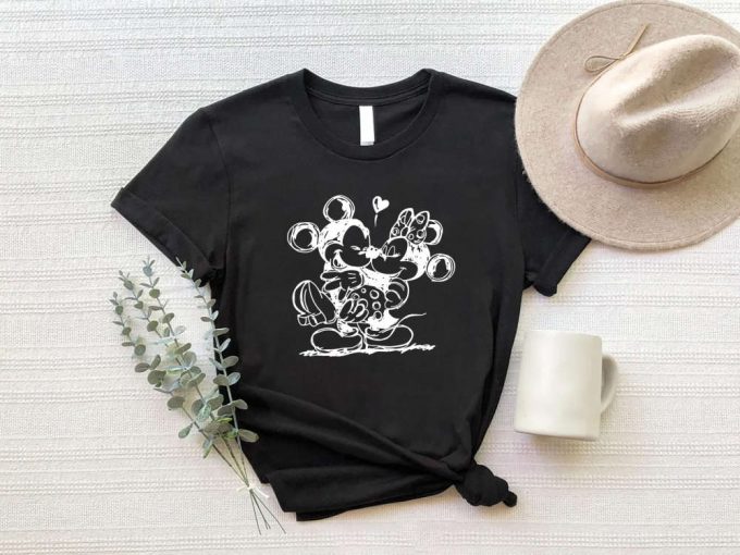 Mickey &Amp; Minnie In Love Shirt - Disney Love Shirts For Magic Kingdom Valentine S Day &Amp; Honeymoon 3