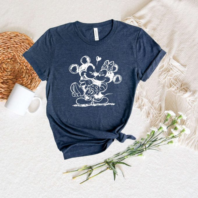 Mickey &Amp; Minnie In Love Shirt - Disney Love Shirts For Magic Kingdom Valentine S Day &Amp; Honeymoon 4