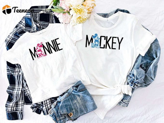Mickey And Minnie T-Shirt, Disney Shirt, Couple Shirts, Honeymoon Shirt, Valentine Shirt, Mickey Mouse, Disney Couple Tees, Holiday Shirt 1