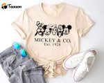 Retro Vintage Disney Shirt – Mickey & Co 1928 Disneyworld Shirts Family Mickey And Friends Shirt