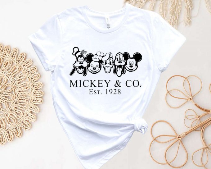 Retro Vintage Disney Shirt – Mickey &Amp; Co 1928 Disneyworld Shirts Family Mickey And Friends Shirt