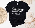 Retro Vintage Disney Shirt – Mickey & Co 1928 Disneyworld Shirts Family Mickey And Friends Shirt