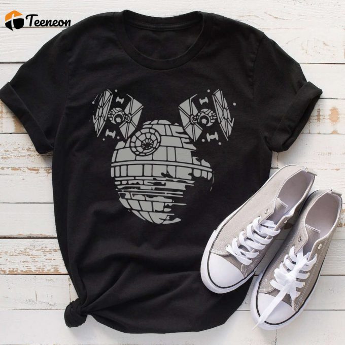 Vintage Mickey Death Star Shirt - Perfect Star Wars Gift For Disney Fans! 1