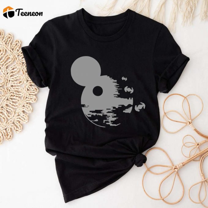 Vintage Mickey Death Star Shirt: Star Wars Gift For Disney Fans - Disney World Tee 1