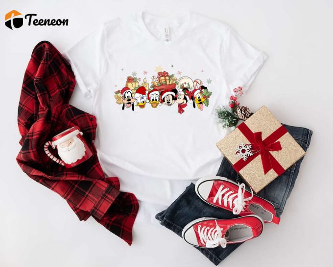 Magical Disney Christmas Shirts &Amp;Amp; Hoodies: Mickey Friends Disney World Magic Kingdom Epcot 1