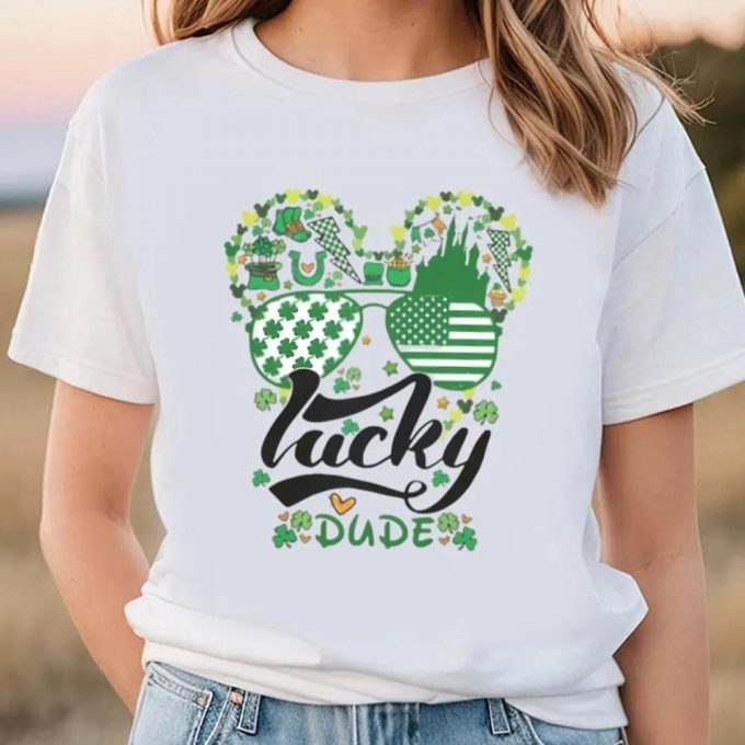 Mickey Lucky Dude T-Shirt: Disney Saint Patrick S Day Attire 2