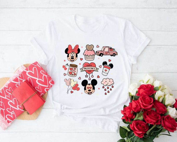 Disney Valentine Shirts: Mickey &Amp; Minnie Couple Sweatshirt For Honeymoon &Amp; Disneyland 2