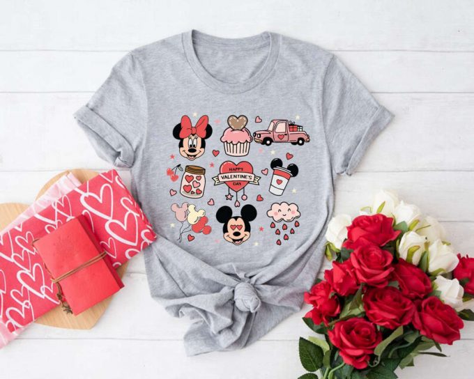 Disney Valentine Shirts: Mickey &Amp; Minnie Couple Sweatshirt For Honeymoon &Amp; Disneyland 3