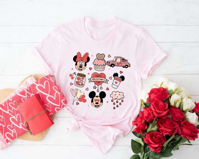 Disney Valentine Shirts: Mickey &Amp; Minnie Couple Sweatshirt For Honeymoon &Amp; Disneyland 4