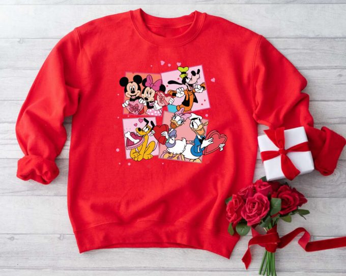 Disney Valentine Shirts: Mickey Minnie Sweatshirt Honeymoon Disneyland 95% Off! 2