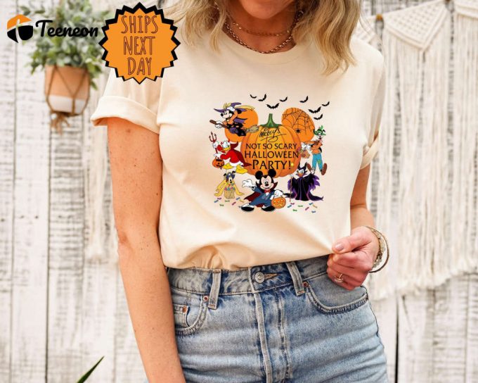 Spook-Tacular Disney Halloween Shirts: Mickey S Not-So-Scary Party &Amp;Amp; Family Shirts 1