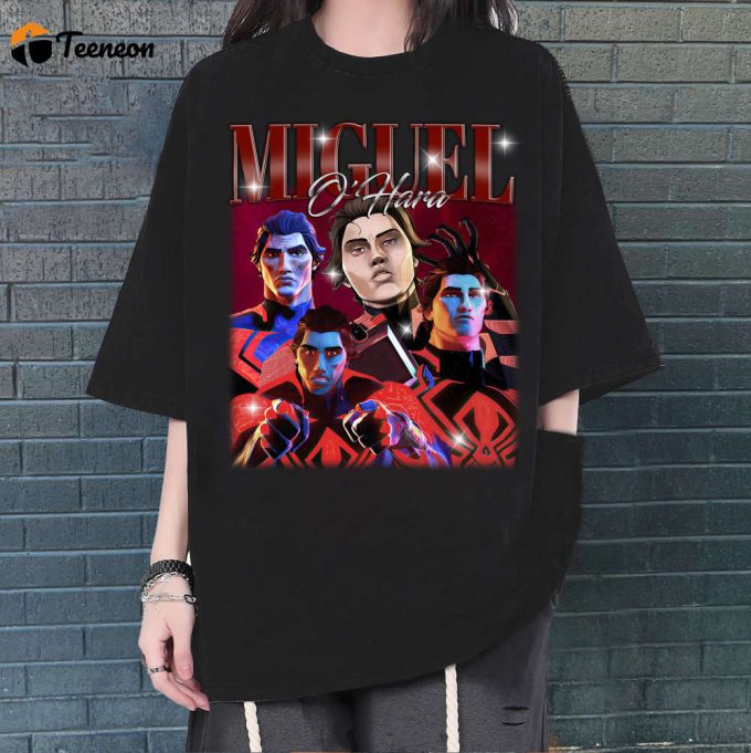 Miguel O'Hara Vintage Shirt, Miguel O'Hara Shirt, Retro Shirt, Vintage 90S Unisex T-Shirt, Movie Shirt, Classic Movie Shirt 1