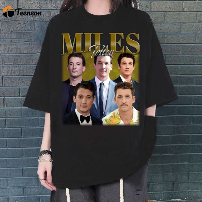 Miles Teller Vintage Shirt, Miles Teller Shirt, Retro Shirt, Vintage 90S Unisex T-Shirt, Movie Shirt, Classic Movie Shirt 1