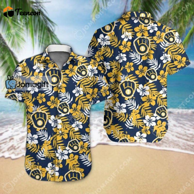 Milwaukee Brewers Hawaii Shirt, Best Gift For Men And Women 1