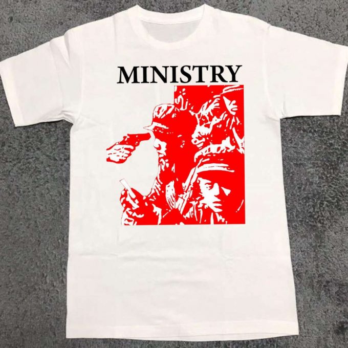 Ministry Burning Inside T-Shirt: Iconic 90S Rock Band Tee 2