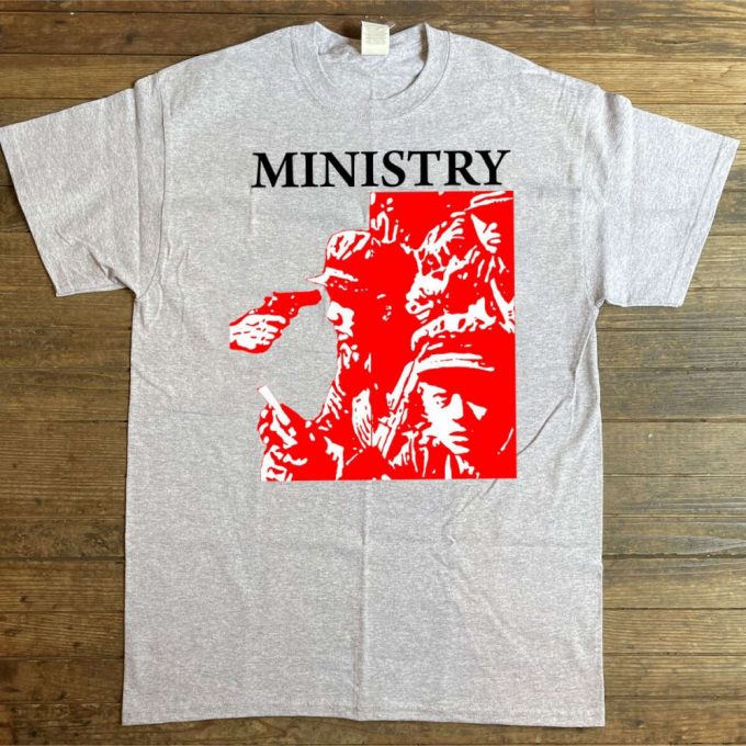 Ministry Burning Inside T-Shirt: Iconic 90S Rock Band Tee 3