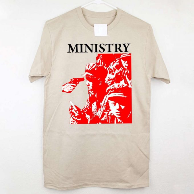 Ministry Burning Inside T-Shirt: Iconic 90S Rock Band Tee 4