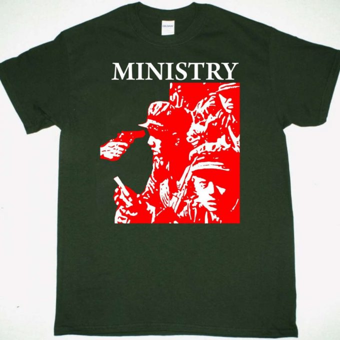 Ministry Burning Inside T-Shirt: Iconic 90S Rock Band Tee 7