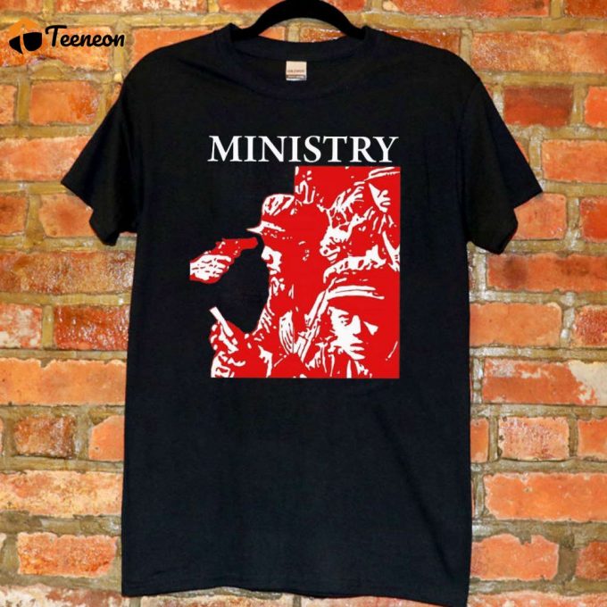 Ministry Burning Inside T-Shirt: Iconic 90S Rock Band Tee 1