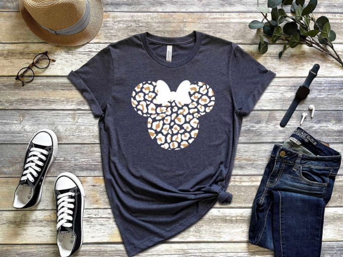 Shop Minnie Mouse T-Shirt Disney Mom Sweatshirt &Amp; More: Women S Disney Shirts Leopard Print Vacation &Amp; Holiday Vibes Apparel Great Minnie Gifts! 2