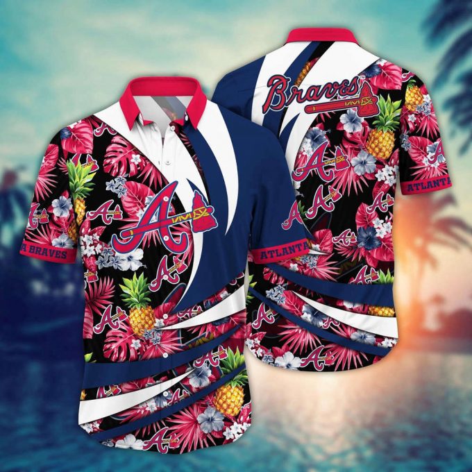 Mlb Atlanta Braves Hawaiian Shirt Flower Bloom In Glory For Fans