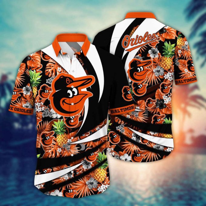 Mlb Baltimore Orioles Hawaiian Shirt Flower Bloom In Glory For Fans 2