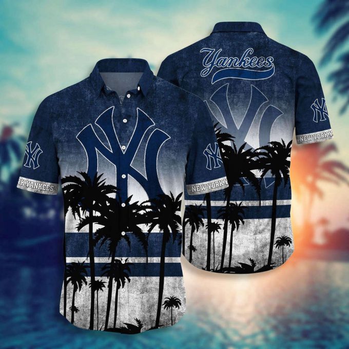 Mlb Newyork Yankees Hawaiian Shirt Swing Stylishly For Fans 2