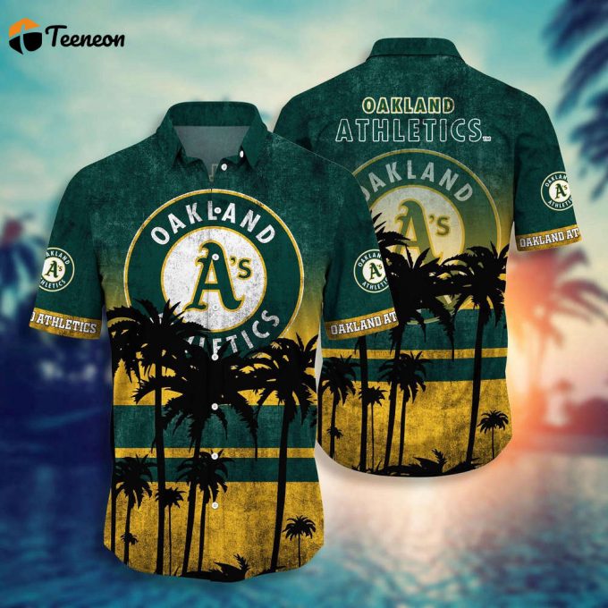 Mlb Oakland Athletics Hawaiian Shirt Swing Stylishly For Fans 1