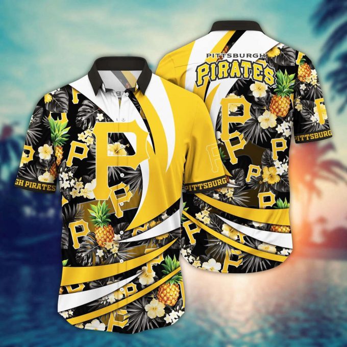 Mlb Pittsburgh Pirates Hawaiian Shirt Flower Bloom In Glory For Fans 2