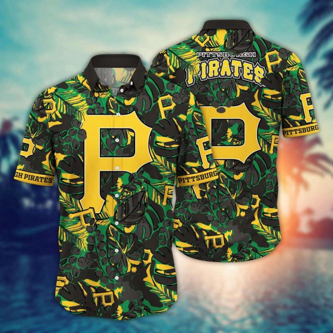 Mlb Pittsburgh Pirates Hawaiian Shirt Flower Palm Tree Paradise For Fans 2