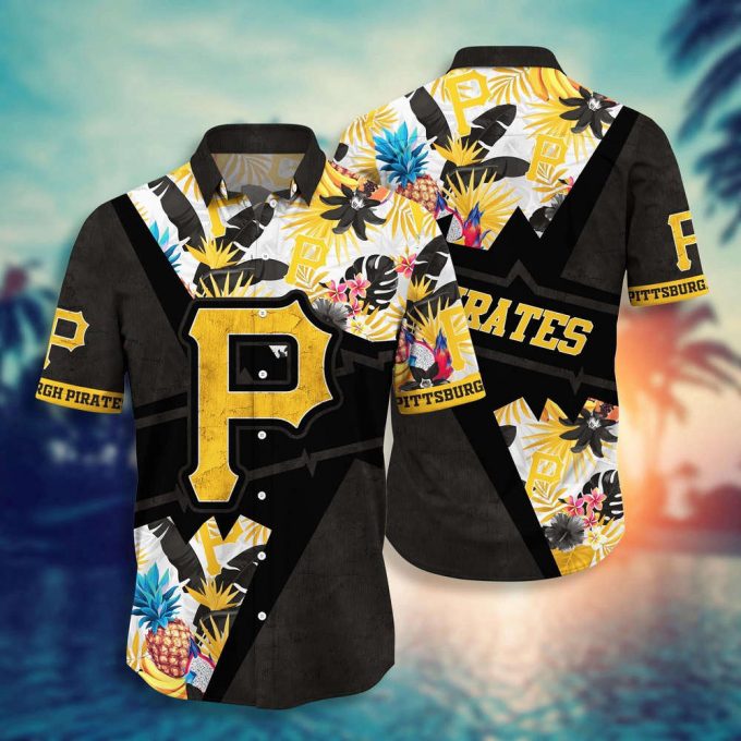 Mlb Pittsburgh Pirates Hawaiian Shirt Flower Swing Into Sunset For Fans 2
