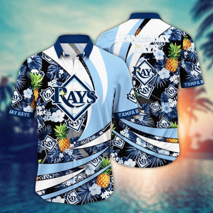 Mlb Tampa Bay Rays Hawaiian Shirt Flower Bloom In Glory For Fans 2