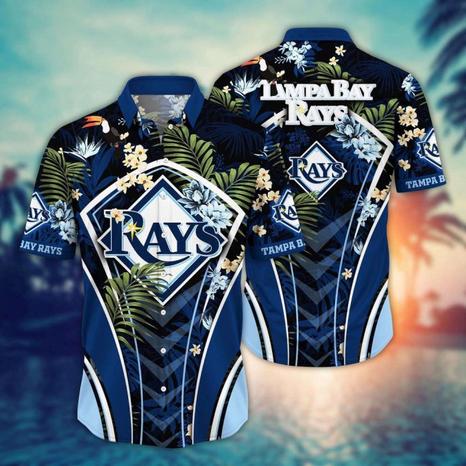 Mlb Tampa Bay Rays Hawaiian Shirt Flower Strike A Style Pose For Fans 2