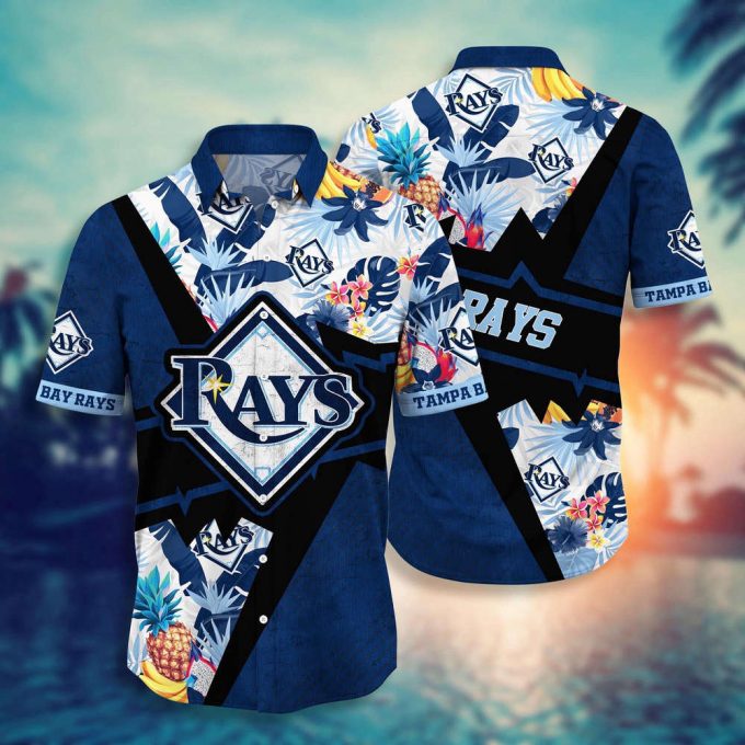 Mlb Tampa Bay Rays Hawaiian Shirt Flower Swing Into Sunset For Fans 2