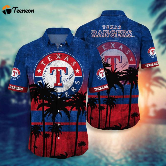 Mlb Texas Rangers Hawaiian Shirt Swing Stylishly For Fans 1