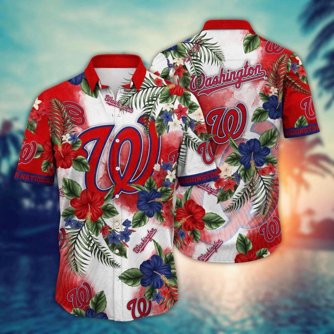 Mlb Washington Nationals Hawaiian Shirt Pitch Perfect Bloom Gift For Fans 2