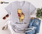 Disney Pooh Mommy Shirt: Funny Mom to be T-shirt for Baby Shower Party & Pregnancy Reveal – New Mom Tee