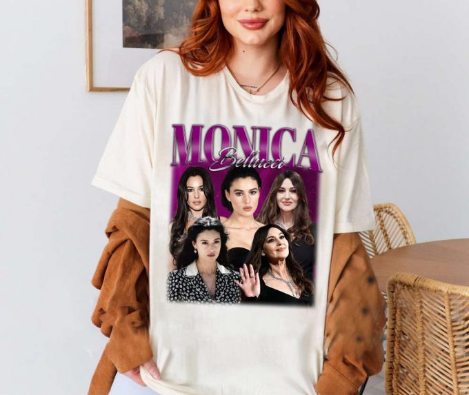 Monica Bellucci Vintage Shirt, Monica Bellucci Shirt, Retro Shirt, Vintage 90S Unisex T-Shirt, Movie Shirt, Classic Movie Shirt 2