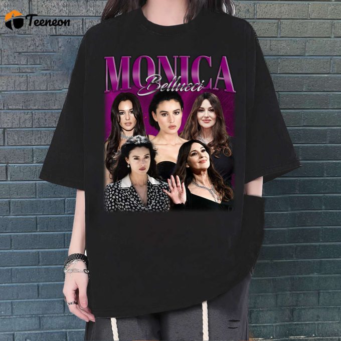 Monica Bellucci Vintage Shirt, Monica Bellucci Shirt, Retro Shirt, Vintage 90S Unisex T-Shirt, Movie Shirt, Classic Movie Shirt 1