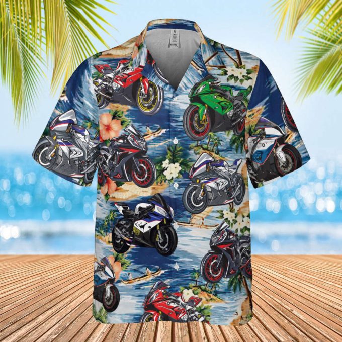 Motocross Hawaiian Shirt, Motobike Lover Hawaii Beach Retro, Soft Hawaii Shirt, Hawaiian Aloha Shirt, Hawaii Shirt For Men And Women 2