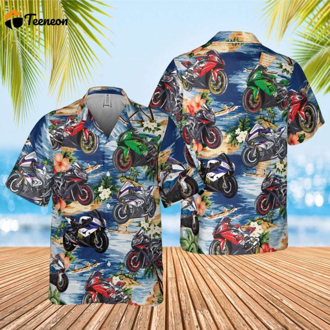 Motocross Hawaiian Shirt, Motobike Lover Hawaii Beach Retro, Soft Hawaii Shirt, Hawaiian Aloha Shirt, Hawaii Shirt For Men And Women 1