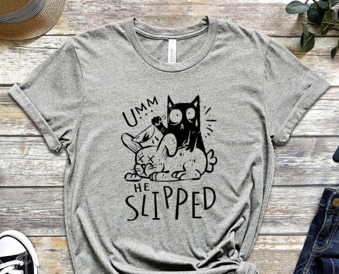 Murderer Cat Shirt, Accident Hirt, Killer Shirt, Murderer Shirt, Cat Shirt, Black Kitty Shirt, Slipped Shirt, Graphics Tee, Cat Design Shirt 6