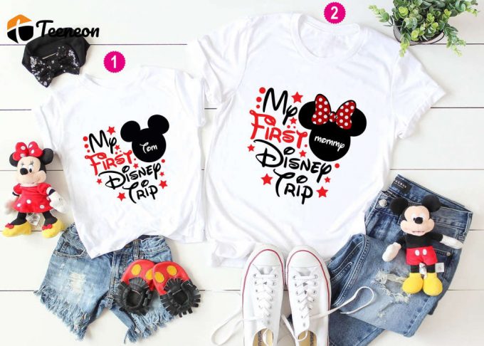 Magical Disney Trip: Matching Shirts For Family &Amp;Amp; Kids Perfect Disney Vacation Attire 1