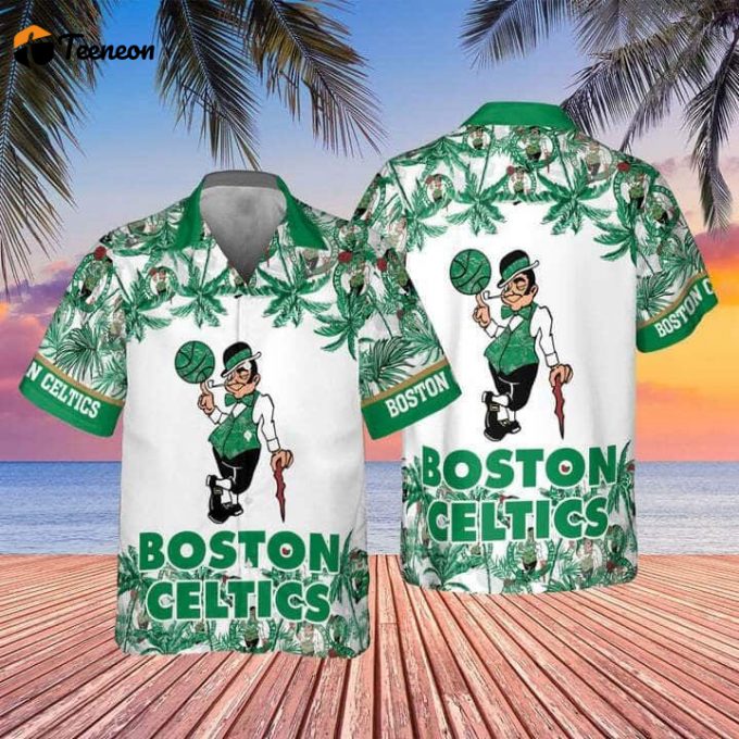 N Boston Ceics Palm Trees Hawaiian Shirt Gift For Men And Women 1