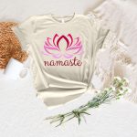 Namaste Lotus Shirt: Yoga Poses & Meditation Tee for Yogi Teachers – Funny Asana & Pilates Gift