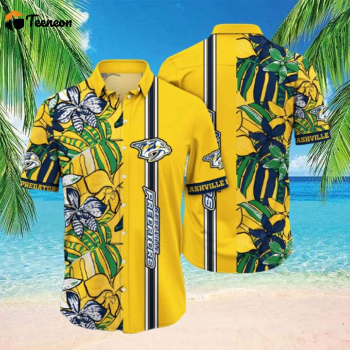 Nashville Predators Hawaii Shirt, Best Gift For Men And Women 1