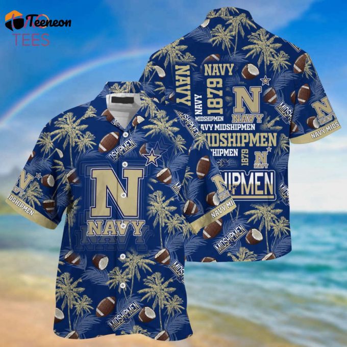 Navy Midshipmen Hawaii Shirt, Best Gift For Men And Women 1