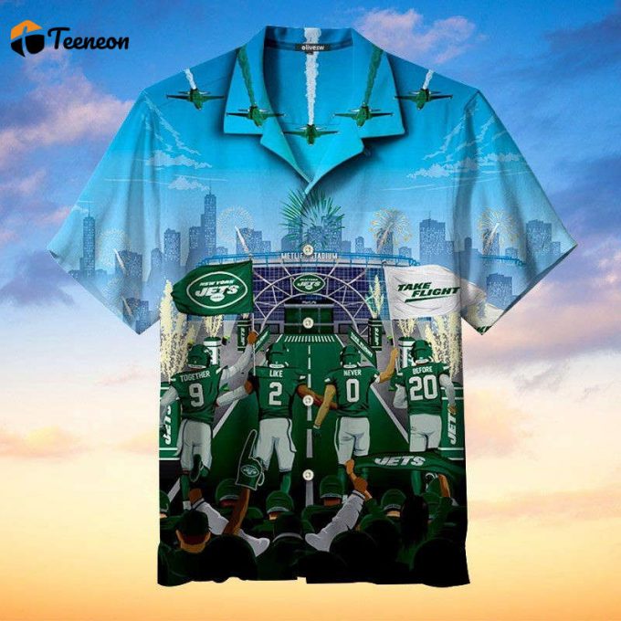 New York Jets Tournament Hawaiian Shirt Gift For Men And Women 1