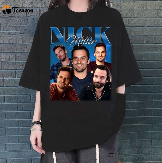 Nick Miller Movie Shirt, Nick Miller T-Shirt, Nick Miller Tee, Nick Miller Shirt, Vintage Shirt, Unisex Shirt, Movie Crewneck, Trendy Shirt 1